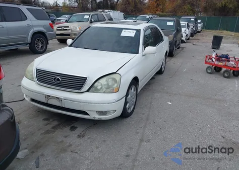 2002 Lexus Ls 430 из США, поврежденный, VIN JTHBN30F420088231